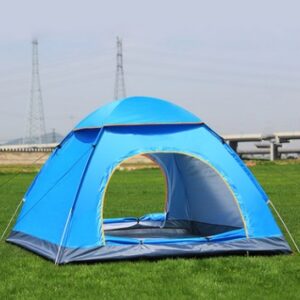 Waterproof Camping Tent for 2-4 Person | Lightweight Polyester Dome Tent with Rainfly, Easy Setup, Ventilation & Storage | Hiking, Backpacking & Outdoor Shelter